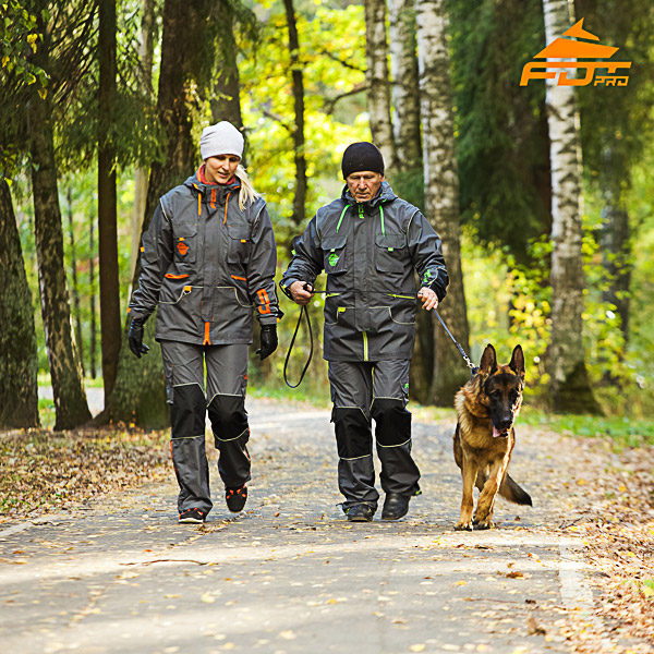 Unisex Dog Tracking Suit for Men and Women for Any Weather Use